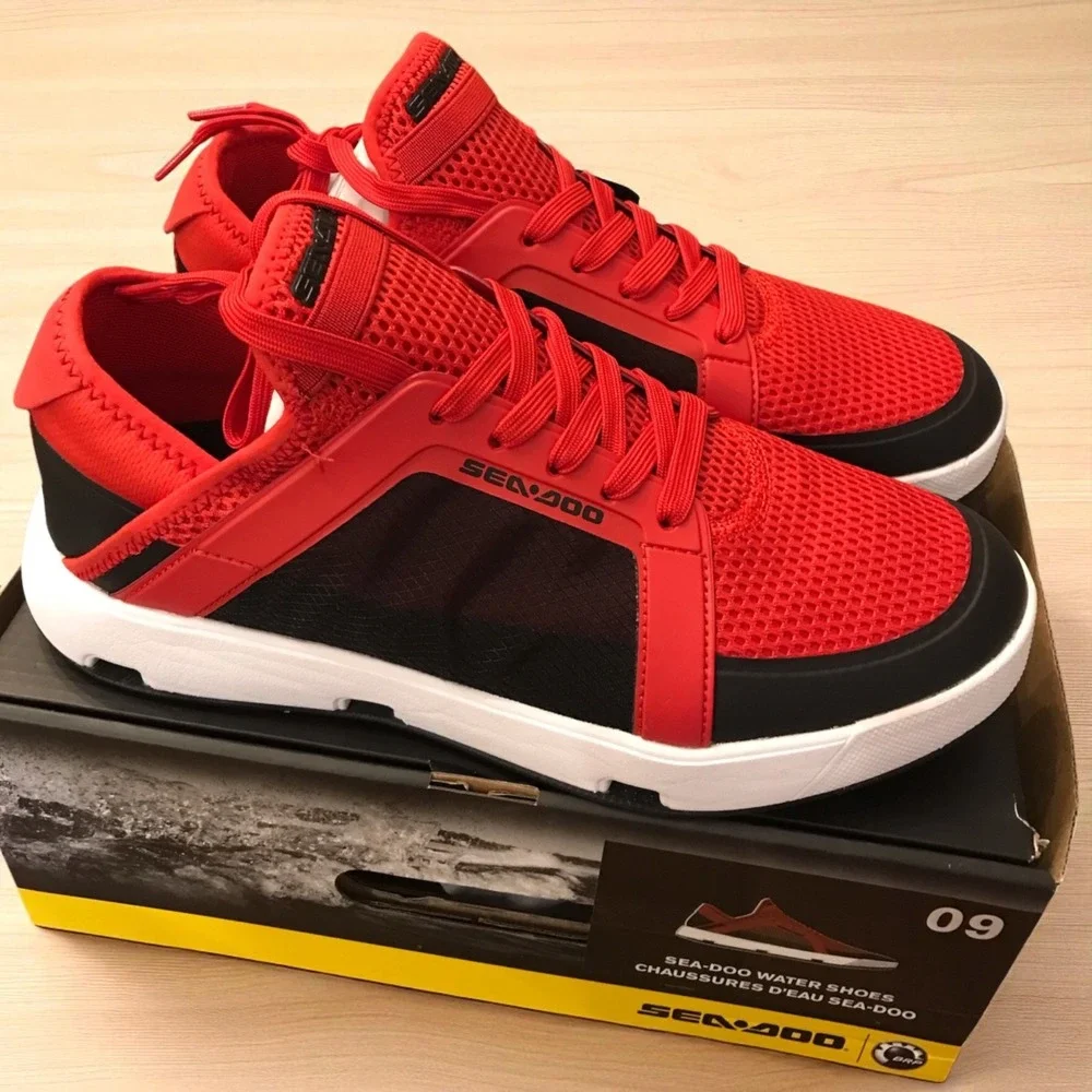 Sea-Doo Men's Red and Black Athletic Shoes - Picture 3 of 6